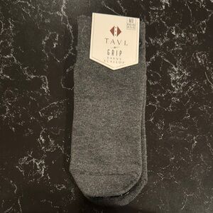 Tavi Gray Grip Socks for Women Size Medium